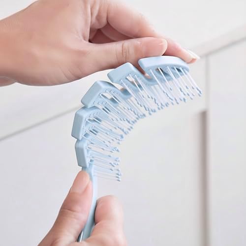 Flex Detangling Hair Brush (BABY BLUE) - Image 5