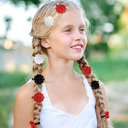 Jutom 72 Pcs Hair Barrettes Balls for Girls Self Hinge Hair Ties - Image 5