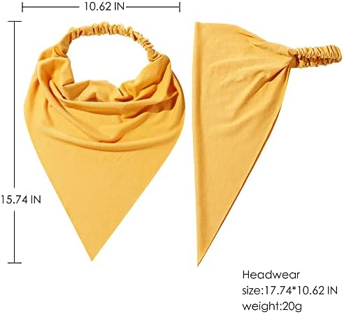 Vercret Hair Scarf Headband for Women,Boho Bandana Pretied Elastic Kerchief - Image 6