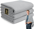 Microfiber Gym Towels for Showering Working Out Quick Dry Negative ions Large Middle Small Sizes Lightweight Gym Towel for Men Women Tennis Sports Towels for Body Hot Yoga Fitness Essentials by SOOWASH