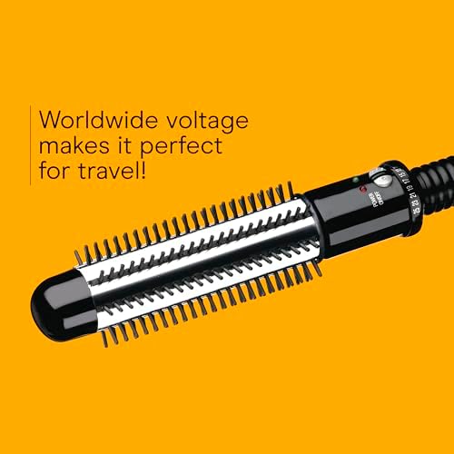 Conair Curling Iron Brush, Instant Heat, Nylon Bristles, 1.25" - Image 3