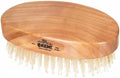 Kent MC4 Men's Hair and Beard Brush Kit: Exfoliating Natural Boar Bristle Hair Brush, Cherrywood Base with Firm Bristles for Coarse Hair Types - LPC3 Brush Cleaner - Premium Grooming Set by KENT