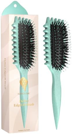 Bounce Curl Define EdgeLift Brush, 5-in-1 Styling Tool, Defined Curls, Teal by BounceCurl