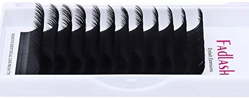 Lash Extensions FADLASH Eyelash Extensions Trays 0.18mm 15-20mm Mixed Lash Tray C/D Curl Individual Classic Lash Extensions (0.18-C, Mix 15-20mm) - Image 5