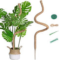 Mcbazel 63 Inch Moss Pole for Plants Monstera, Monstera Plant Support Stick, Bendable Moss Poles Plant Support Stick for Climbing Plants, Stick Support Stake Kit for Potted Plants, Pothos,Philodendron by Mcbazel
