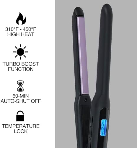Remington Anti-Static Flat Iron, 1/2 Inch, Titanium + Ceramic Coating - Image 4