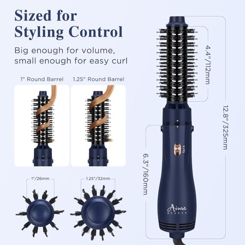 Aima Beauty Blow Dryer Brush Set, 4-in-1 Round Brush Blow Dryer and Styler - Image 4