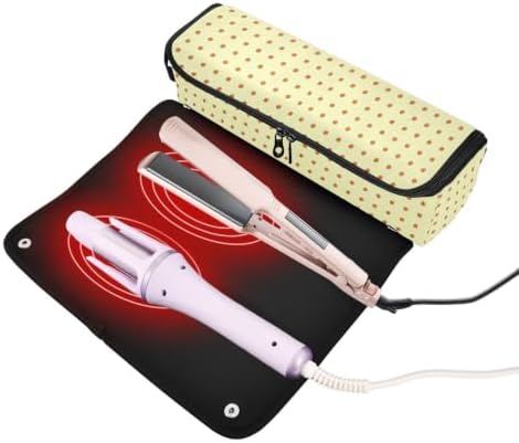 Yuiboo Hair Straightener Travel Bag with Heat Resistant Mat - Image 3