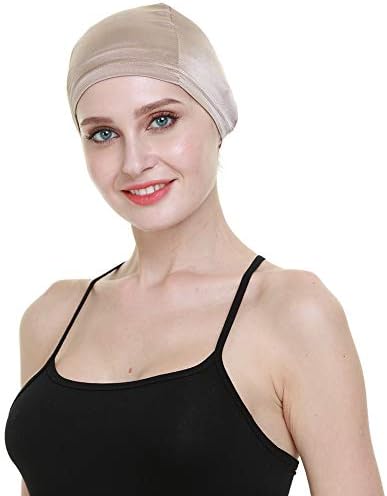 Wig Cap-100% Mulberry Silk Breathable Soft for Bald Head Available All The Year - Image 7