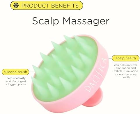 Pacifica Scalp Care Set – Rosemary Mint Daily Scalp Refresher, Detoxifying Serum & Clarifying Scalp Massager for Healthy, Hydrated Scalp, Vegan & Cruelty-Free - Image 7