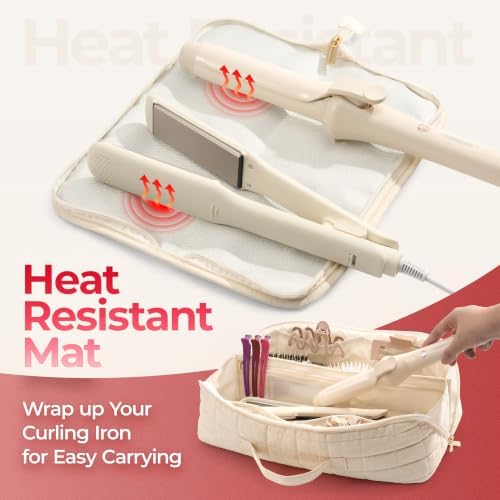 Hair Tool Organizer for Dyson Airwrap and Shark, Beige - Image 3