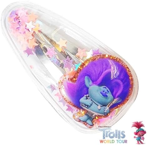 Luv Her Magical Confetti Hair Clips for Kids - 6pc Cute Character Charms Hair Accessories with Favorite Luv Her Characters, Ages 3+ - Image 3