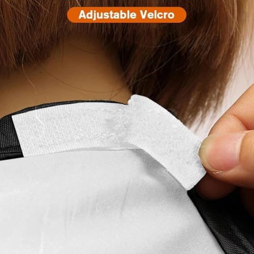 Beard Bib for Men, Shaving Hair Catcher Apron with Suction Cups, White - Image 5