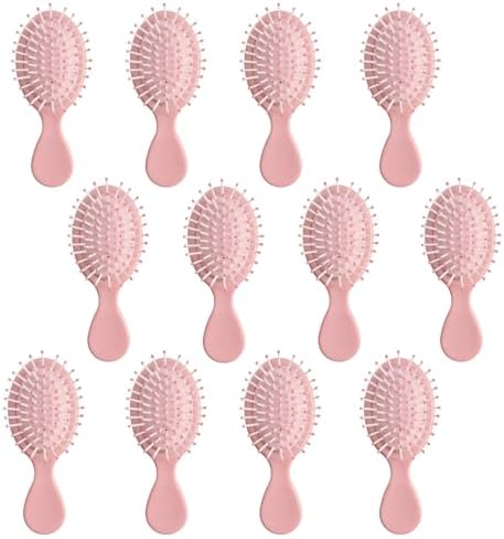 12 Pack Mini Hair Brush Bulk, Travel Hair Brush for All Hair Types by AESPAKO