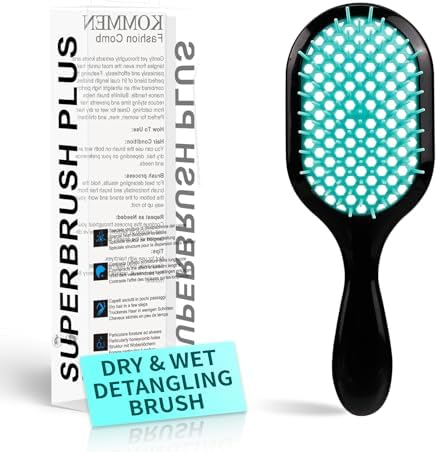Detangling Brush,1 Pack Detangler Brush, Gentle & Effective Detangling on Wet or Dry Fragile Hair Types,Ultra-light, Detangling Brsuh ventilated and antistatic hairbrush (green1) by Mejglrc