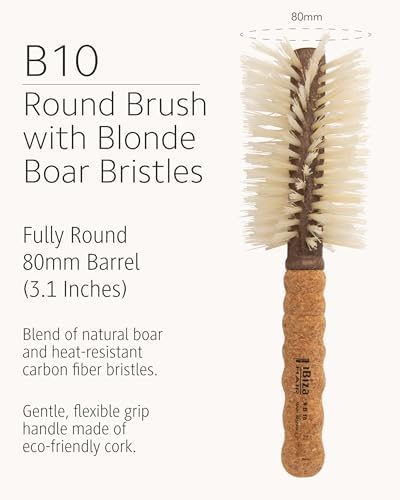 Ibiza Hair - Boar Bristle Round Brush (B10-70mm) - Image 3