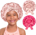 YANIBEST 2 PCS Soft Satin Bonnet, Overnight Protection, Kids Toddler Baby by yanibest