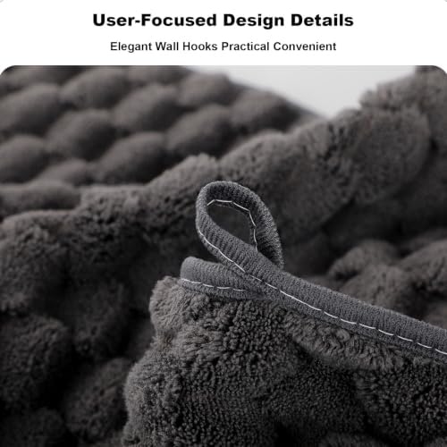 Cloud Velvet Hand Towels 3-Pack 14"x29.6" - Ultra Soft Microfiber Washcloths Set for Bathroom, Quick Dry Face & Hair Towels for Gym Spa - Image 4
