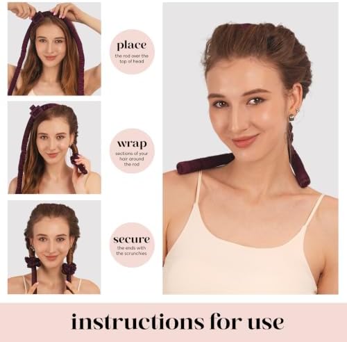 Small Size Heatless Hair Curler for tighter, more defined curls - Image 2
