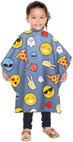 Betty Dain Kids Styling Haircut Cape, Social Kids Print, 30" x 36" by BettyDain