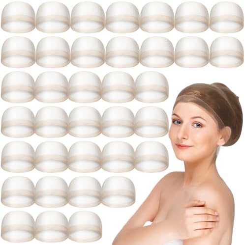 36Pcs Invisible Wig Caps, Ultra Thin Wig Caps for Women Nude Lace Front Wigs Cap Stretchy Stocking Wigs Cap for Parties Weddings Graduations Cosplay Halloween by Unknown