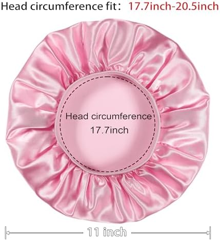 3 Pcs Kids Bonnets for Girls, Satin Silk Hair Bonnet for Sleeping - Image 4