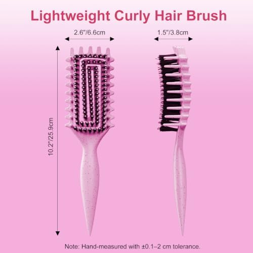 Curly Hair Brush, Curl Brush For Wet & Dry Hair,Curl Defining For Women&Men - Image 6