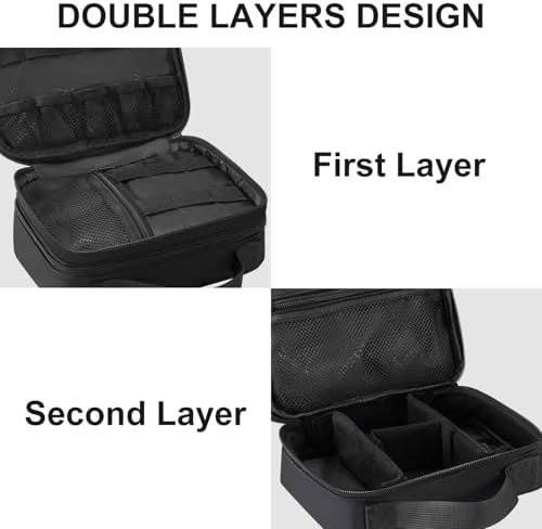 MATEIN Small Electronic Organizer Travel Case, Double Layer Cable Organizer - Image 6
