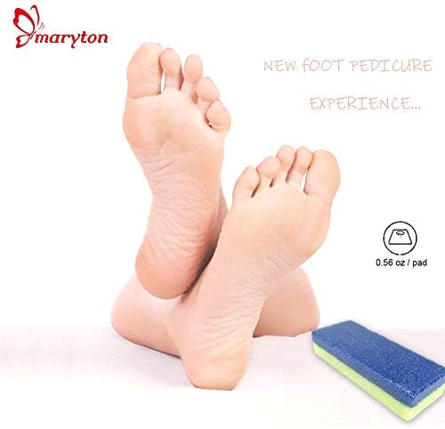 Maryton Foot Pumice Stone for Feet Hard Skin Callus Remover and Scrubber (Pack of 4) (Yellow) - Image 5