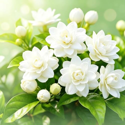 100 Pcs Climbing Jasmine Seeds for Planting-Fragrant Arabian Jasmine Plant Seeds to Plant Non-GMO Easy to Growing High Germination for Garden Balcony Trellis - Image 5