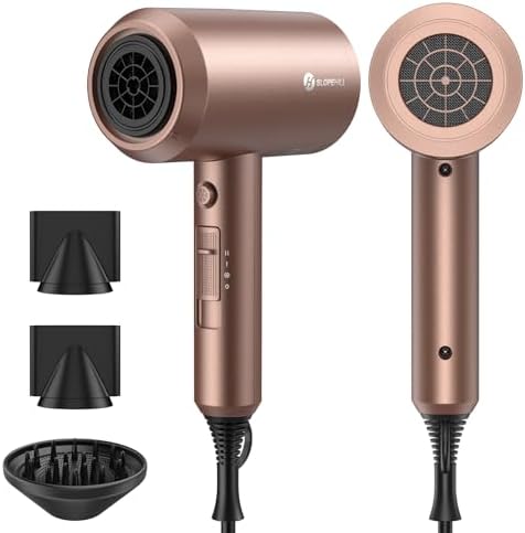 slopehill Professional Ionic Hair Dryer, Mocha Mousse by slopehill