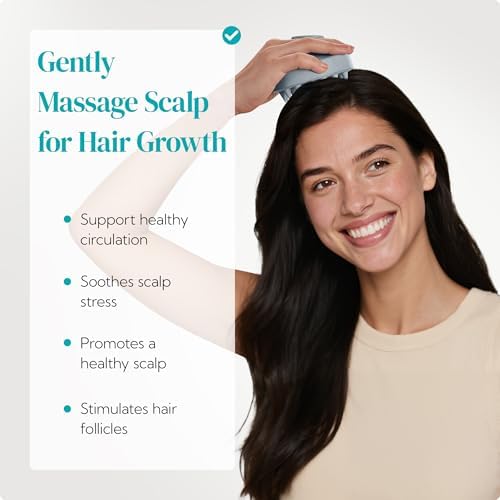 HEETA 2-Pack Large Scalp Massager Scrubber Shampoo Brush for Hair Growth - Image 2