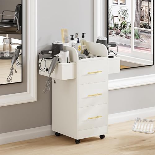 4ever2buy Salon Station for Hair Stylist, Salon Station Cart with Wheels - Image 7