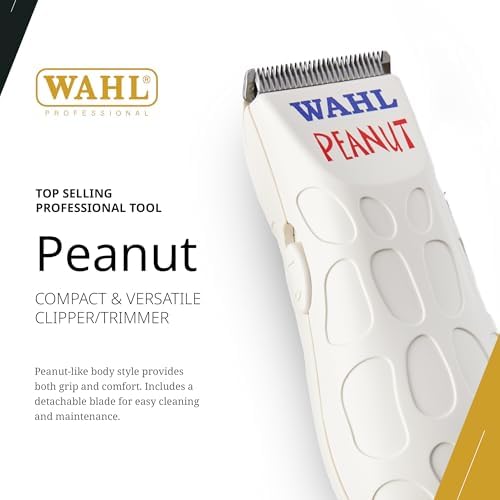 Wahl Professional White Peanut Clipper & Trimmer, Powerful Rotary Motor - Image 2