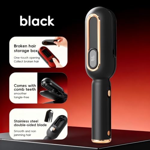 Hair Trimmer Automatic Home Care Clipper Cordless Hair Styling Tool, Black - Image 5