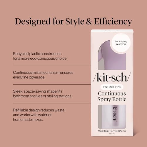 Kitsch Continuous Spray Bottle for Hair – Sheer Violet, 150ml - Image 3