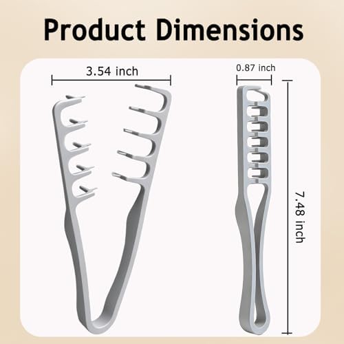 Texture Comb Men, 2 Pcs Root Lifting Volumizing Wide Tooth Styling Tool - Image 7