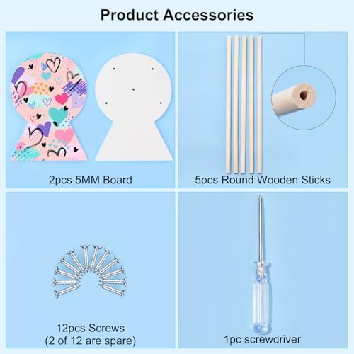 Basumee Headband Holder - Hair Accessories Organizer for Girls' Headbands, Hair Hoops, and Room Decors - Image 5