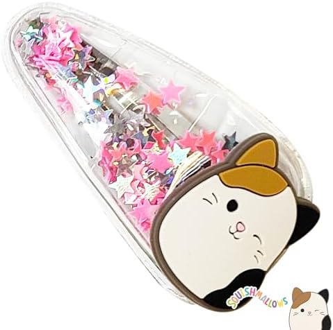 Luv Her Hair Accessories: 6pc Cute Squish Hair Clips with Favorite Character Charms for Girls and Toddlers Ages 3+ - Image 3
