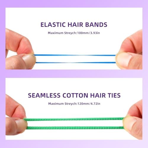 Toddlers Hair Accessories Set for Girls - Colorful Small Rubber Bands - Image 5