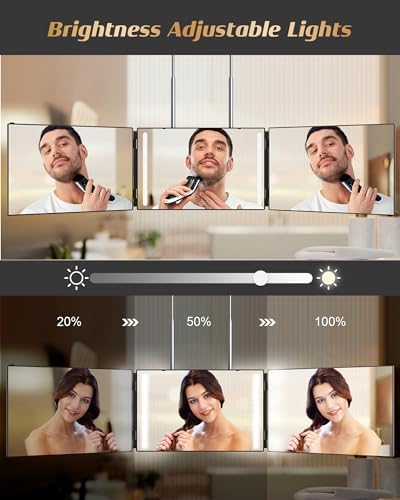 JUSRON 360 Viewing Angle Self Hair Cutting Mirror Shower Mirror - Image 4