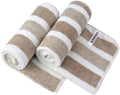 KinHwa Microfiber Hand Towels for Bathroom Soft and Absorbent Face Towels Brown Bathroom Hand Towels for SPA Hair Bath 16inchx30inch 2 Pack by KinHwa