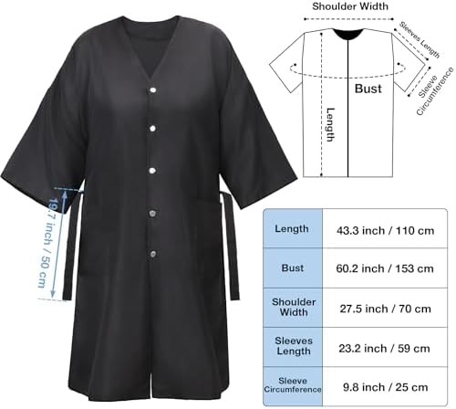 Noverlife Hair Salon Smocks Cape for Clients, Salon Client Gown Robes Cape - Image 2