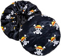Silky Design Bonnet with Elastic Soft Band Adjustable Women and Men Bonnets for Sleeping Comfortable Satin Fabric (BlackOp) by CrownLimitedSupply
