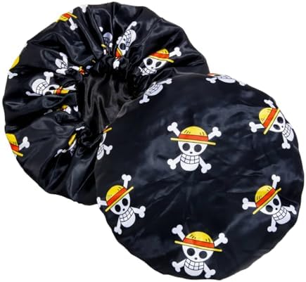 Silky Design Bonnet with Elastic Soft Band Adjustable Women and Men Bonnets for Sleeping Comfortable Satin Fabric (BlackOp) by CrownLimitedSupply