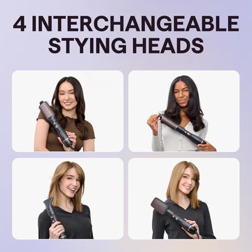 Wavytalk Hair Dryer Brush Set, Air Sculpt 4-in-1 Hot Air Brush Set - Image 3