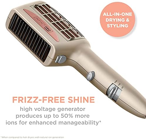 INFINITIPRO BY CONAIR 4-in-1 Frizz Free Styling Hair Dryer, 1875W Hair Dryer and 4 Attachments - Image 2
