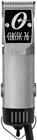 Oster Classic 76 Hair Clipper Professional Pro Salon Brushed Aluminum Color by Oster