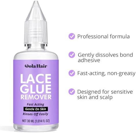 Dolahair Wig Glue Spray for Front Lace Wig Lace Melting Spray for Wigs Melting Spray Lace Bond Spray Lace Glue Kit Wig Install Kit (Melting Spray Kit-60ml) - Image 6