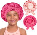 YANIBEST 2 PCS Soft Satin Bonnet, Overnight Protection, Kids Toddler Baby by yanibest